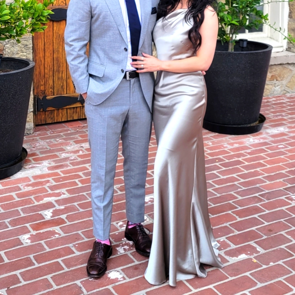 Jenny Yoo Lena Sage Bridesmaid Dress